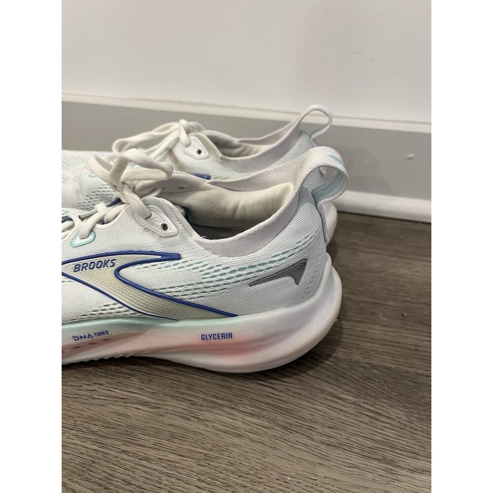 Brooks Womens Glycerin 22 1204341D110 Blue Running Shoes Sneakers Size 9 D WIDE - Picture 3 of 16